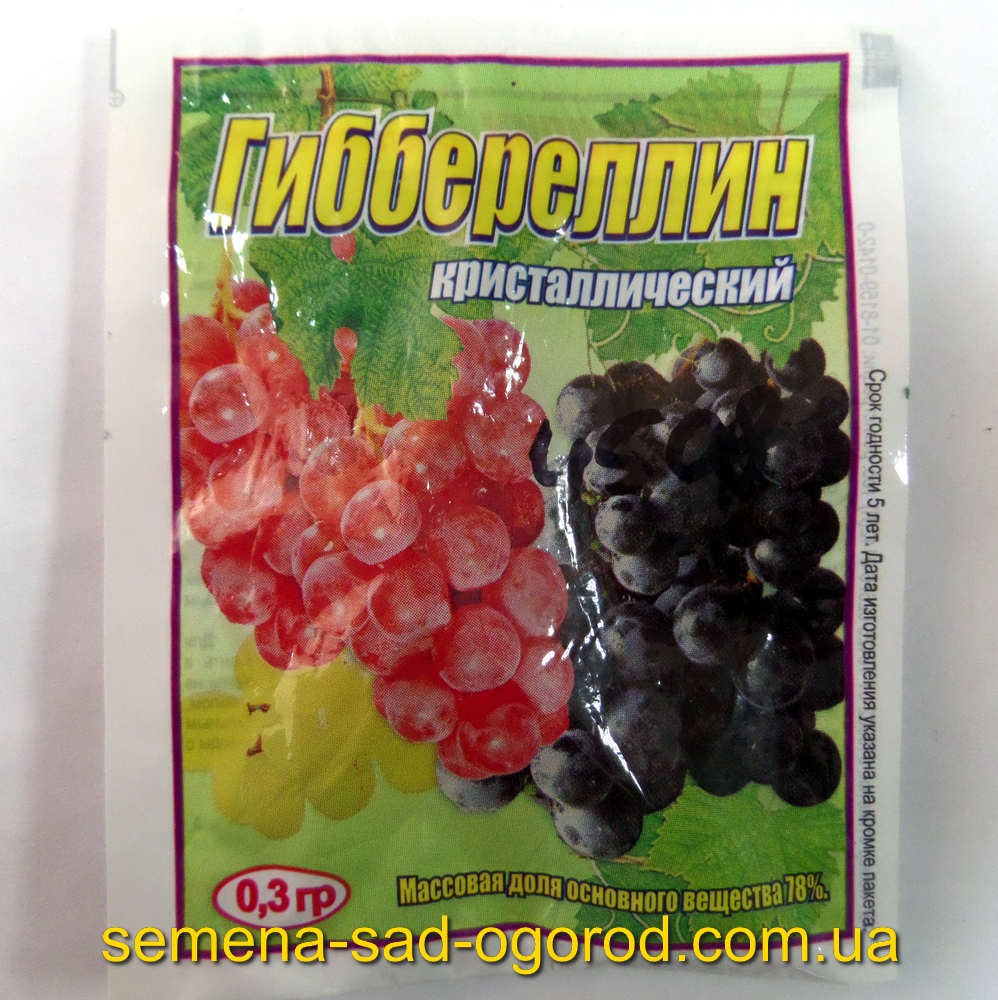 Применение Гиббереллина: инструкция по обработке винограда, клубники идругих растений